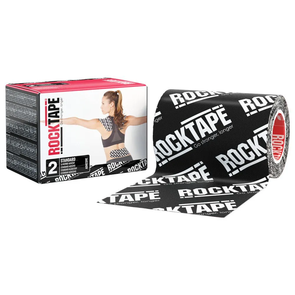 Rock Tape Mini Bid Daddy Logo Intl 10 Cmx5m Kinesiologi Tape, Black / white, One Size