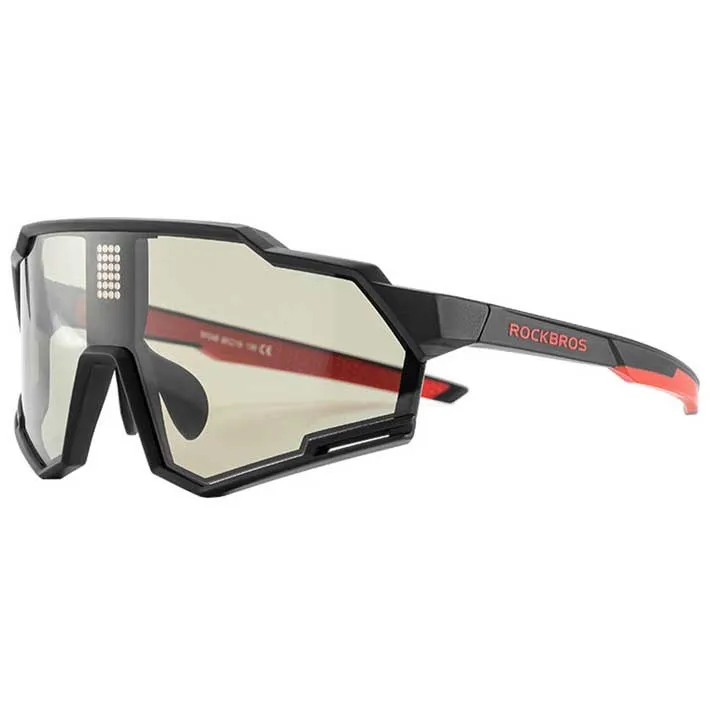 Rockbros Sp280 Smart Electrochromic Foto Kromatiske Solbriller, Black, Black/CAT3 Rockbros Sp280 Smart Electrochromic Foto Kromatiske Solbriller, Black, Black/CAT3