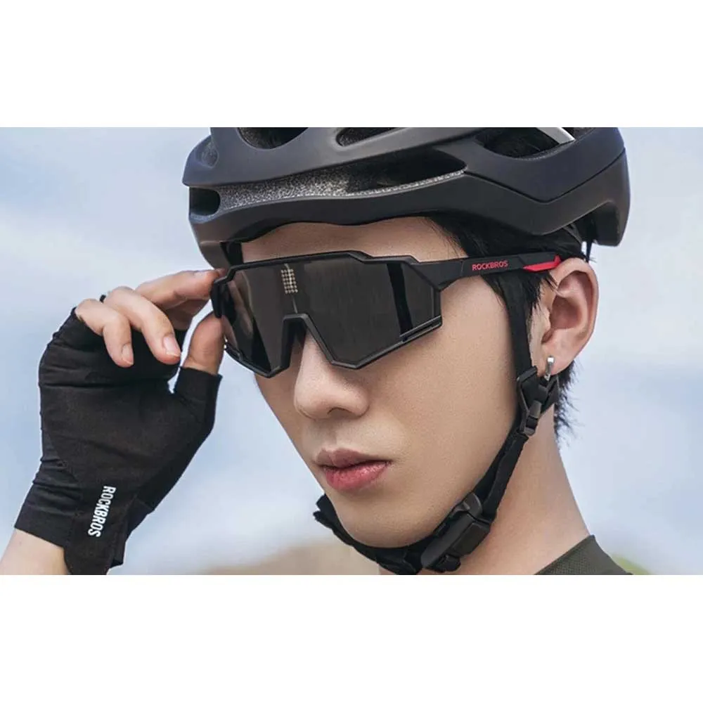 Rockbros Sp280 Smart Electrochromic Foto Kromatiske Solbriller, Black, Black/CAT3 Rockbros Sp280 Smart Electrochromic Foto Kromatiske Solbriller, Black, Black/CAT3