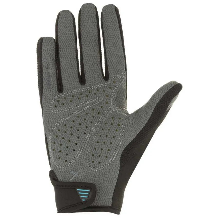 Roeckl Sports Mangfall Hansker, Black / turquoise