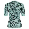 Rogelli Abstract Kort Ermet Trøye, Turquoise / black, XL