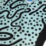 Rogelli Abstract Kort Ermet Trøye, Turquoise / black, XL
