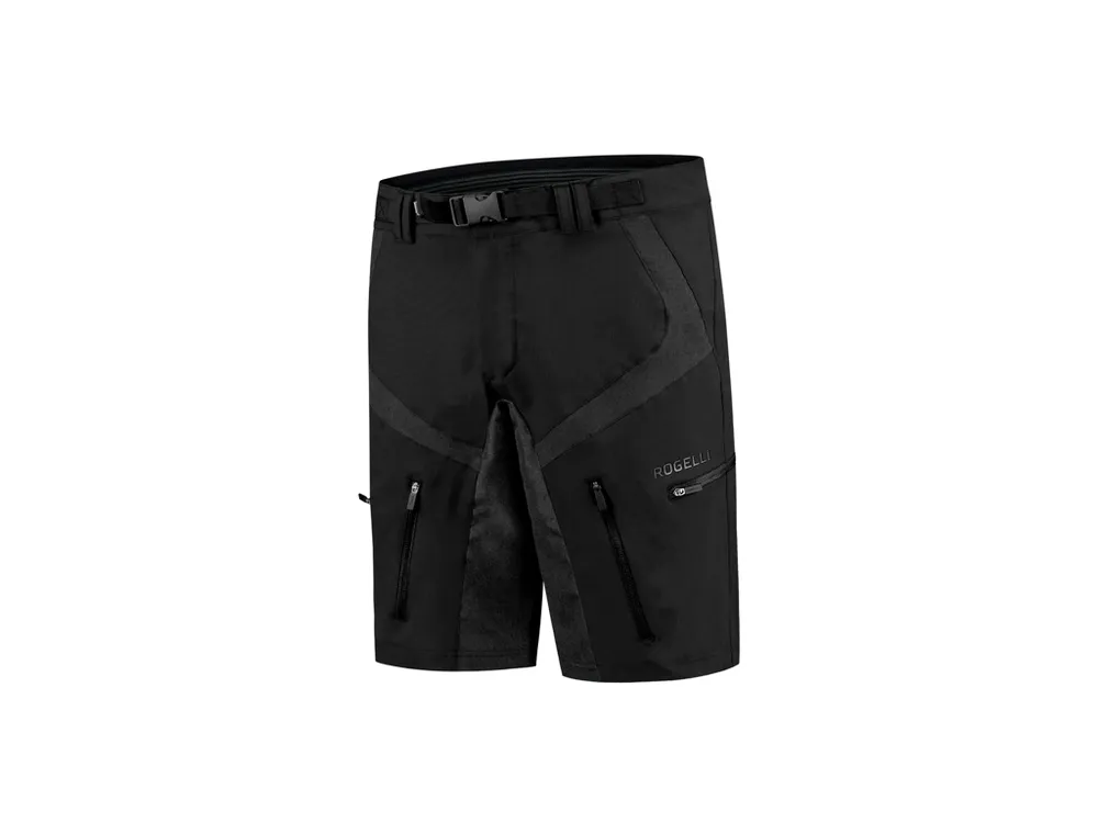 Rogelli Adventure MTB sykkelshorts med active pute sort herre Rogelli Adventure MTB sykkelshorts med active pute sort herre