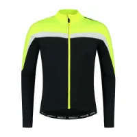 Rogelli Course Langrrmet Jersey - Sort/Hvit Rogelli Course Langrrmet Jersey - Sort/Hvit