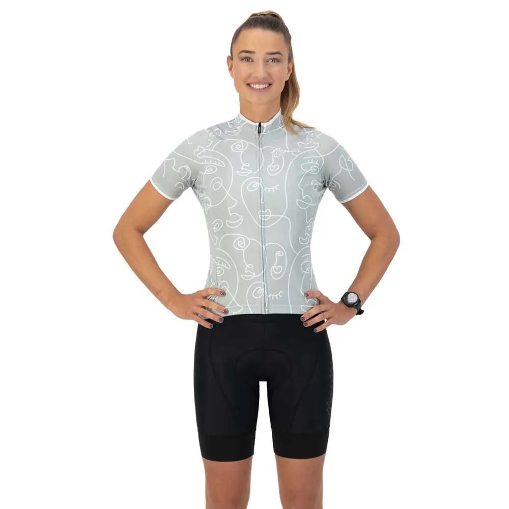 Rogelli Faces Kort Ermet Trøye, Mint, XXL Rogelli Faces Kort Ermet Trøye, Mint, XXL