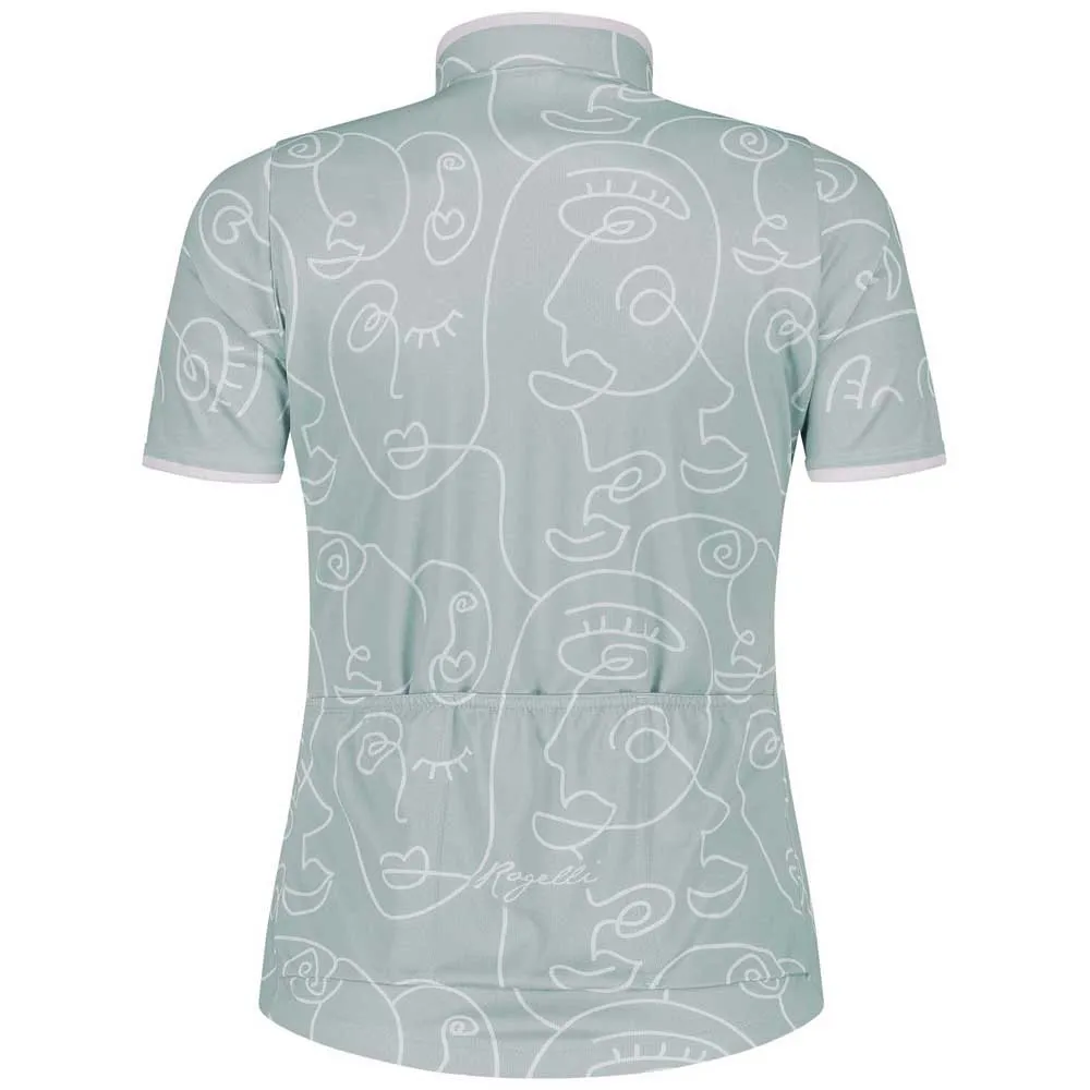 Rogelli Faces Kort Ermet Trøye, Mint, XXL Rogelli Faces Kort Ermet Trøye, Mint, XXL
