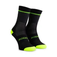 Rogelli Hero 2 Sykkelstrømper Svart/Fluorescerende