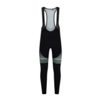 Rogelli Hero II Bibtights, Svart/grønn Rogelli Hero II Bibtights, Svart/grønn