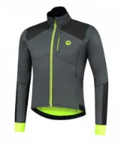 Rogelli Hi-Vis Vinterjakke - Sort/Refleks