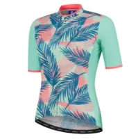 Rogelli Leaf Jersey til Kvinner - Mint/Korall Rogelli Leaf Jersey til Kvinner - Mint/Korall