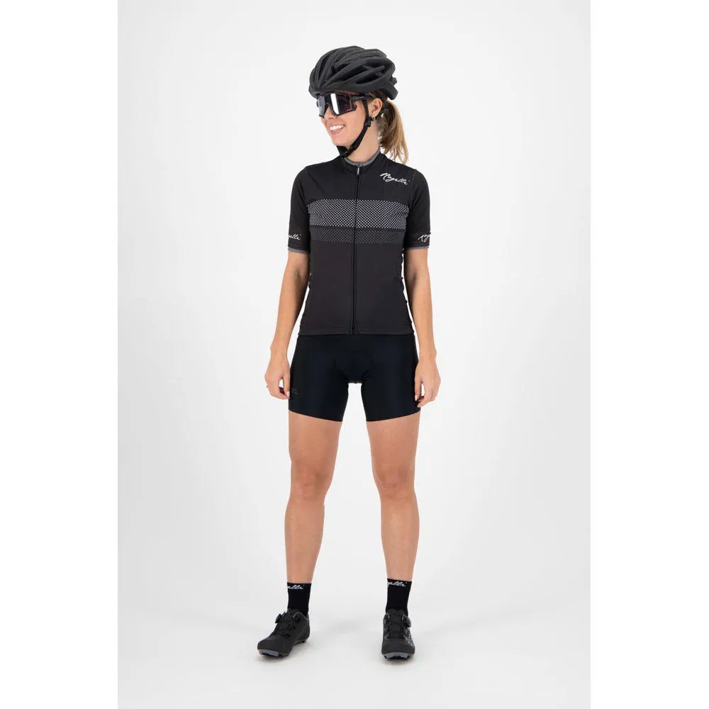 Rogelli Purpose Kort Ermet Trøye, Black / white, XXL