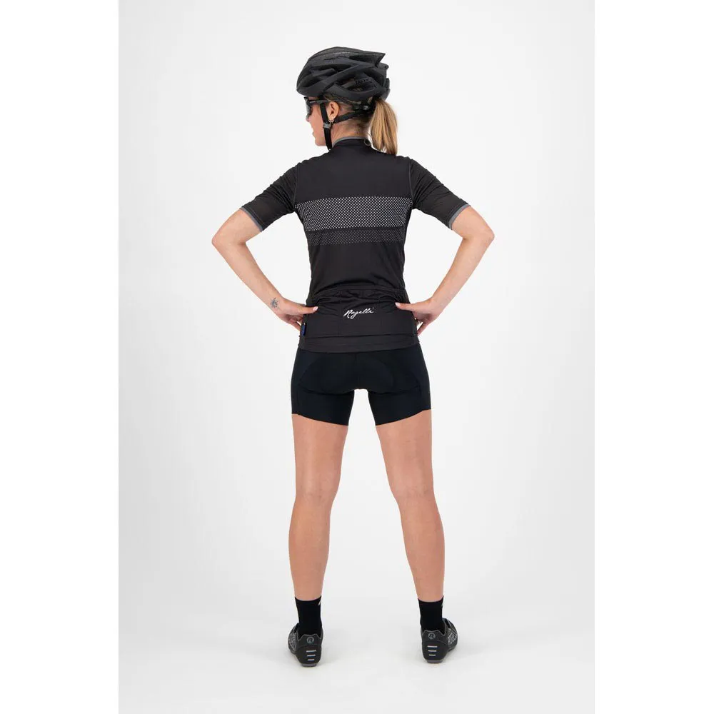 Rogelli Purpose Kort Ermet Trøye, Black / white, XXL