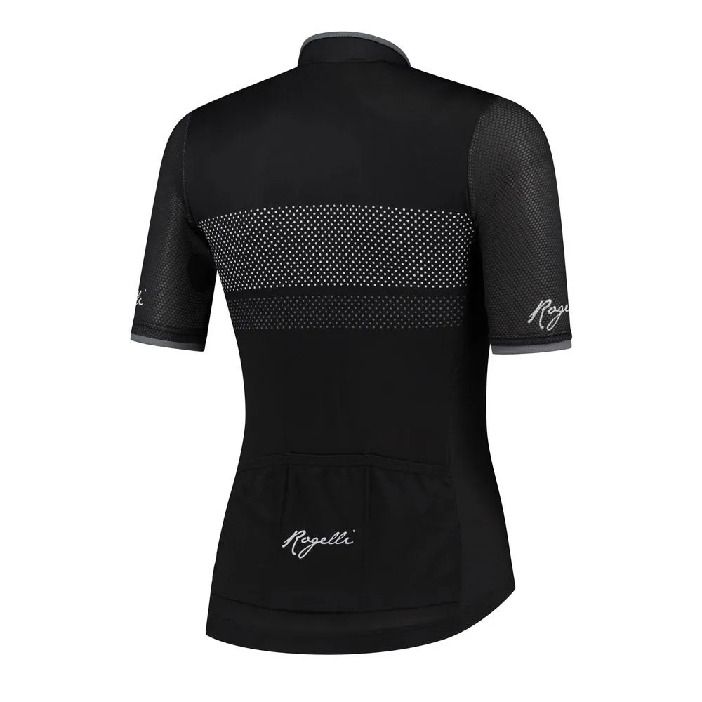 Rogelli Purpose Kort Ermet Trøye, Black / white, XXL