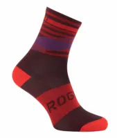 Rogelli Stripe Sykkelsokker - Bordeaux Rogelli Stripe Sykkelsokker - Bordeaux