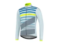 Rogelli Stripe vinterjakke windtex grå/grønn/flour herre Rogelli Stripe vinterjakke windtex grå/grønn/flour herre