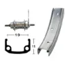 Roland Aluminium 203-23 8.5 Mm 12´´ Bakhjul, Silver, 9 x 130mm