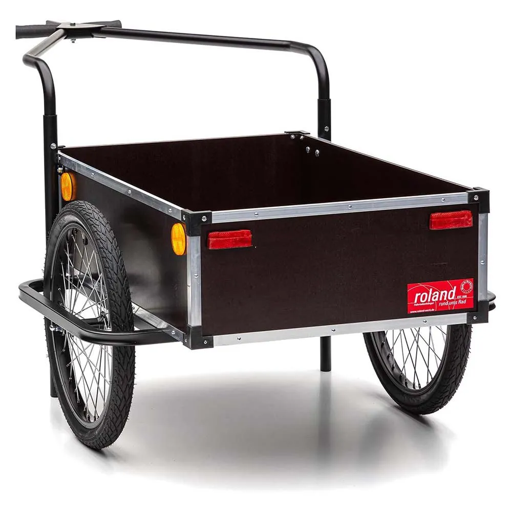 Roland Profi 20´´ Sykkelvogn, Black / brown / silver, Max 40kg Roland Profi 20´´ Sykkelvogn, Black / brown / silver, Max 40kg