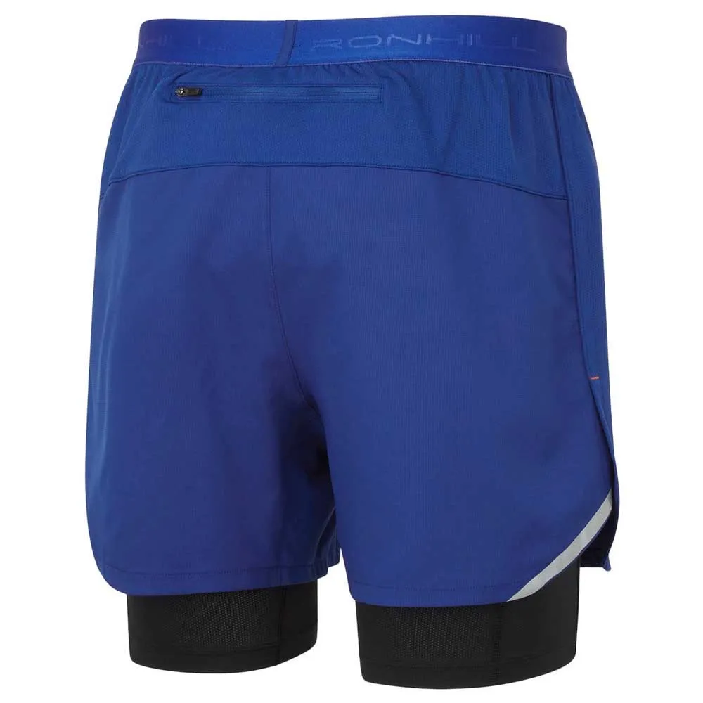Ronhill Tech 5`` Twin Shorts male, Ocean / black