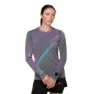 Ronhill Tech Golden Hour Langarmet T-skjorte female, Multi lightreflection
