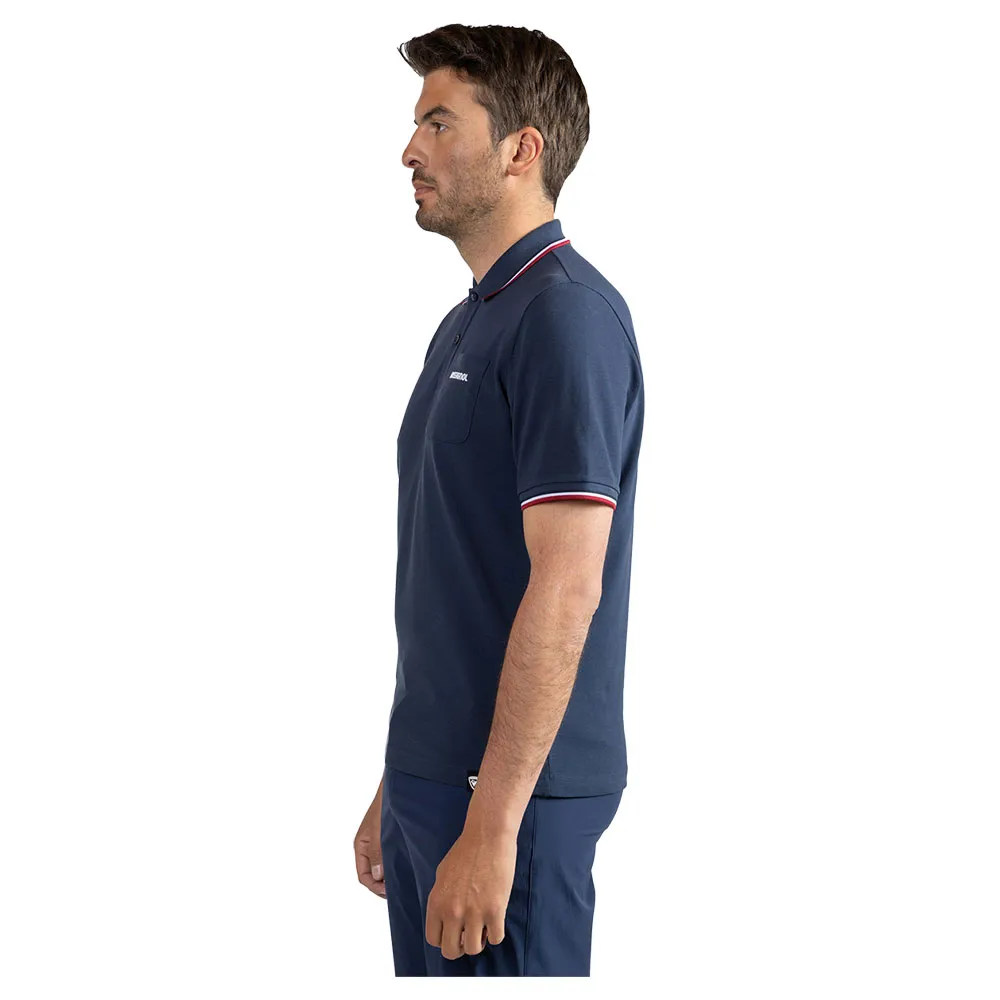 Rossignol Presset Pocket Kortermet Poloskjorte Rossignol Presset Pocket Kortermet Poloskjorte