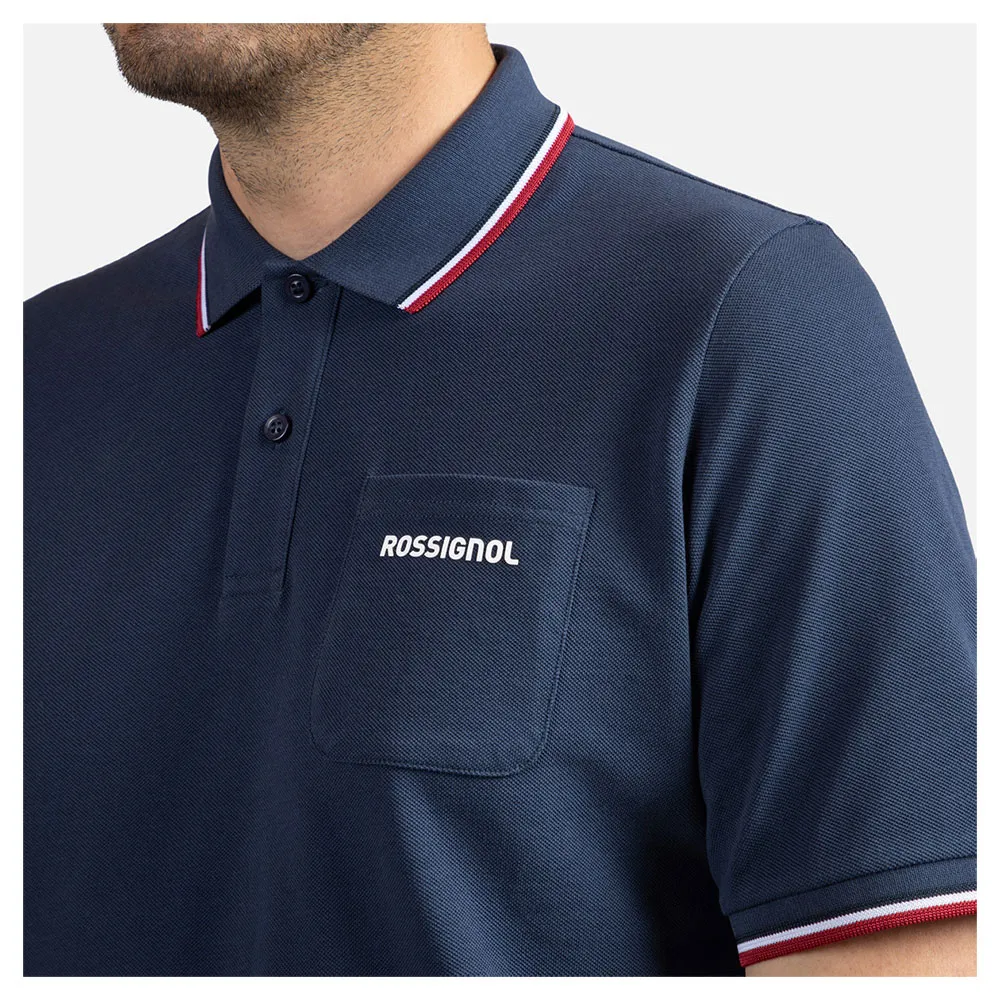 Rossignol Presset Pocket Kortermet Poloskjorte Rossignol Presset Pocket Kortermet Poloskjorte
