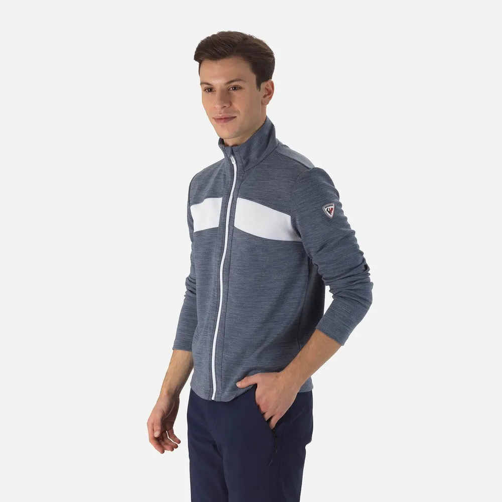 Rossignol React Merino Fleecejakke Med Full Glidelås, Dark navy Rossignol React Merino Fleecejakke Med Full Glidelås, Dark navy