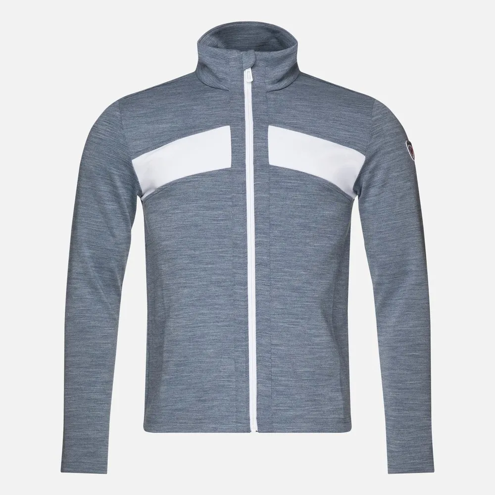 Rossignol React Merino Fleecejakke Med Full Glidelås, Dark navy Rossignol React Merino Fleecejakke Med Full Glidelås, Dark navy