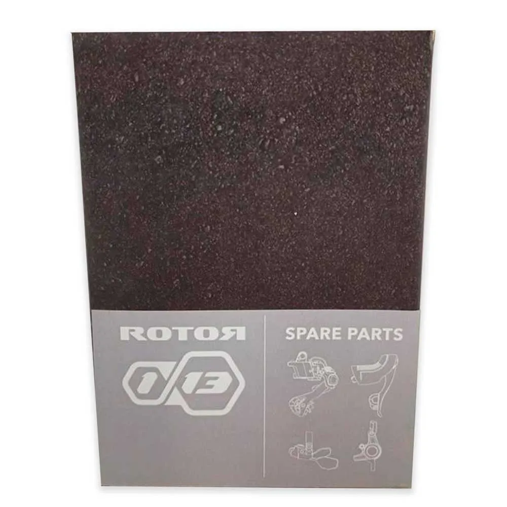 Rotor 1x13s Road Venstre Spak, Black, One Size