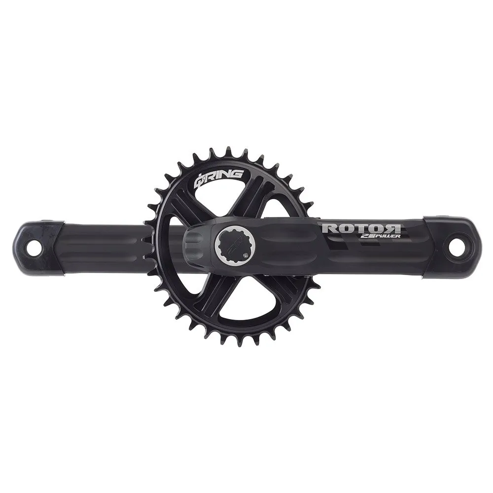 Rotor 2INPower Direct Mount MTB Wattmåler 175 mm., Black / grey, One Size