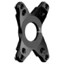Rotor 80 X 4 Din Edderkopp, Gloss black, 110mm