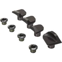 Rotor Chainring Bolts Covers Shimano Dura Ace 9100 Set Krankarm Skrue Sett Rotor Chainring Bolts Covers Shimano Dura Ace 9100 Set Krankarm Skrue Sett
