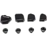 Rotor Chainring Bolts Covers Shimano Ultegra 8000 Set Krankarm Skrue Sett, Black, One Size