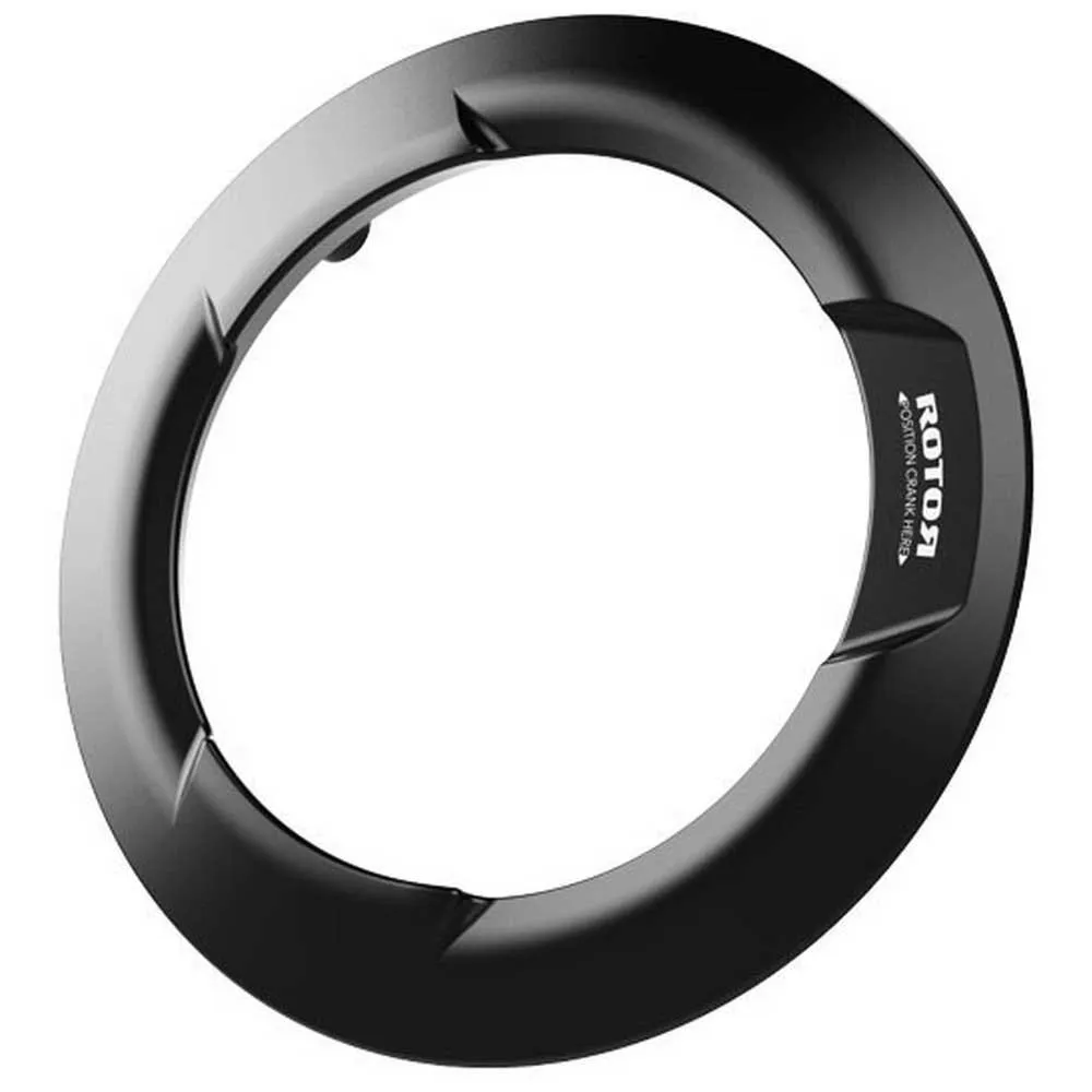 Rotor Inspider Aero Crown Bcd 110x4 Krankbeskyttere, Black, One Size