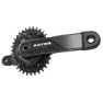 Rotor Inspider Kapic Oval Carbon Krank Med Effektmåler, Black, 175mm, 34t