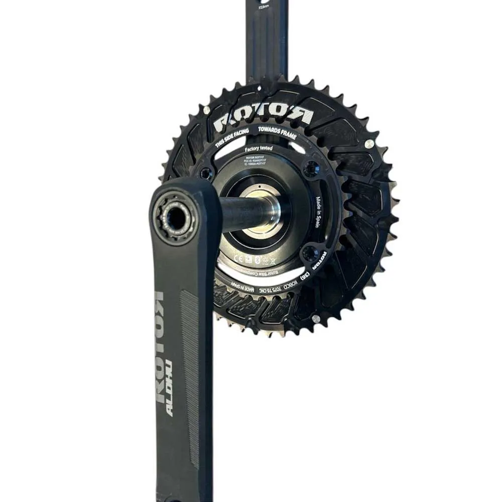 Rotor Pm Aldhu24 A Kranksett, Black, 172.5mm, 52-36t