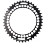 Rotor Q Rings 130 Bcd Outer Aero Kjettingring, Black, 53t