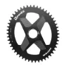 Rotor Q-rings Direct Mount Oval Kjettingring, Black, 42t