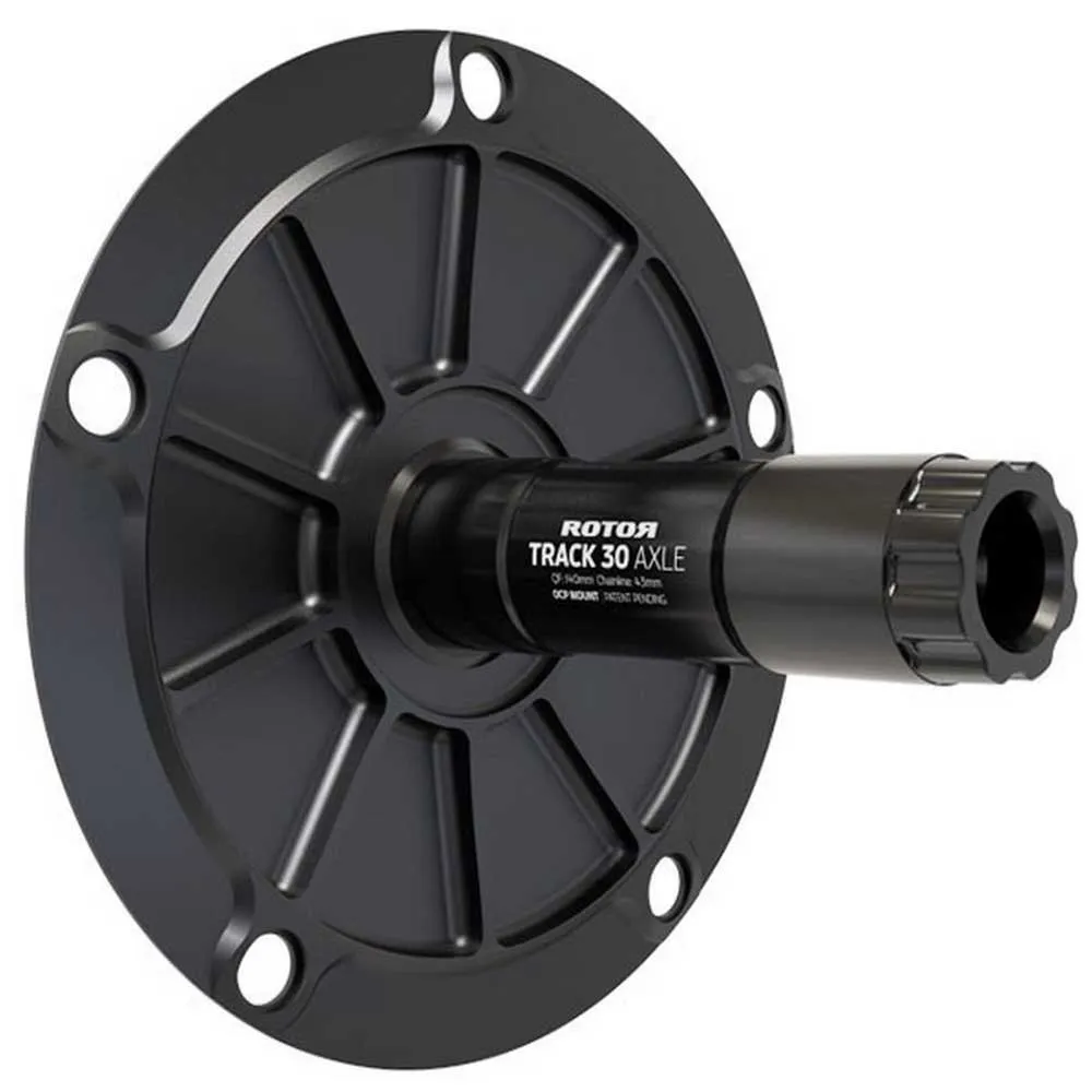 Rotor Track Axle With Spider Aksel, Black, 30 x 144mm Rotor Track Axle With Spider Aksel, Black, 30 x 144mm