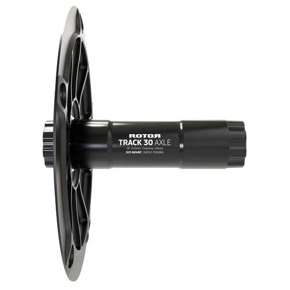Rotor Track Axle With Spider Aksel, Black, 30 x 144mm Rotor Track Axle With Spider Aksel, Black, 30 x 144mm