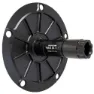 Rotor Track Axle With Spider Aksel, Black, 30 x 144mm