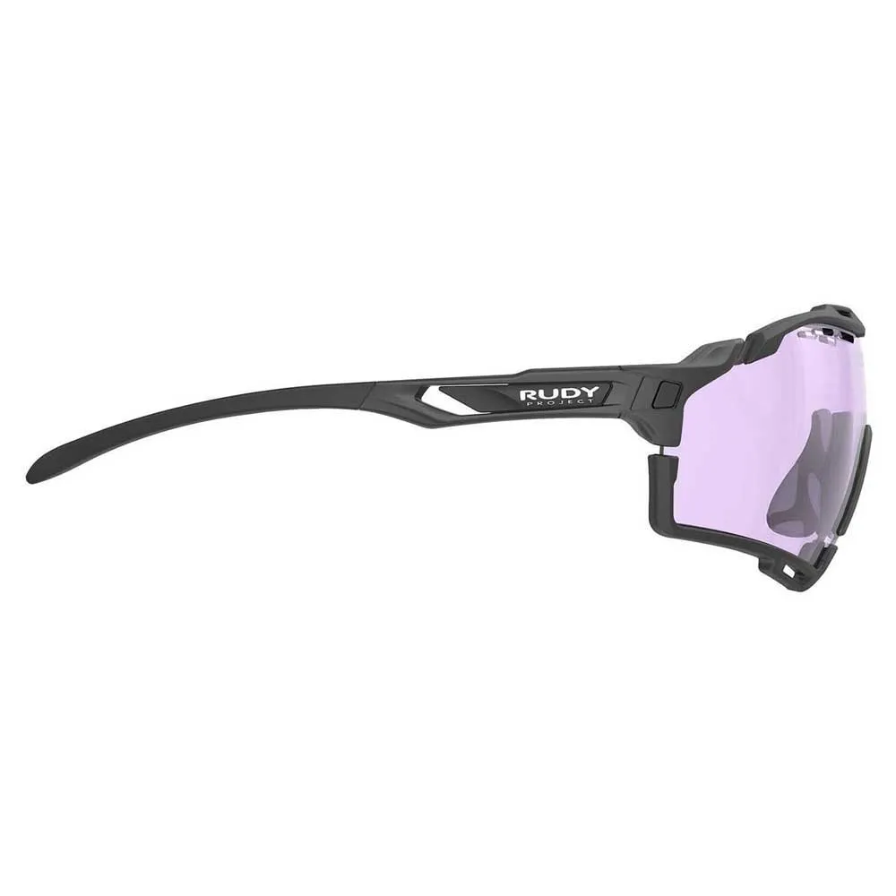 Rudy Project Cutline Impactx® Foto Kromatiske Solbriller, Black matte, Photocromic 2 Laser Purple/CAT2-3 Rudy Project Cutline Impactx® Foto Kromatiske Solbriller, Black matte, Photocromic 2 Laser Purple/CAT2-3