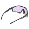 Rudy Project Cutline Impactx® Foto Kromatiske Solbriller, Black matte, Photocromic 2 Laser Purple/CAT2-3