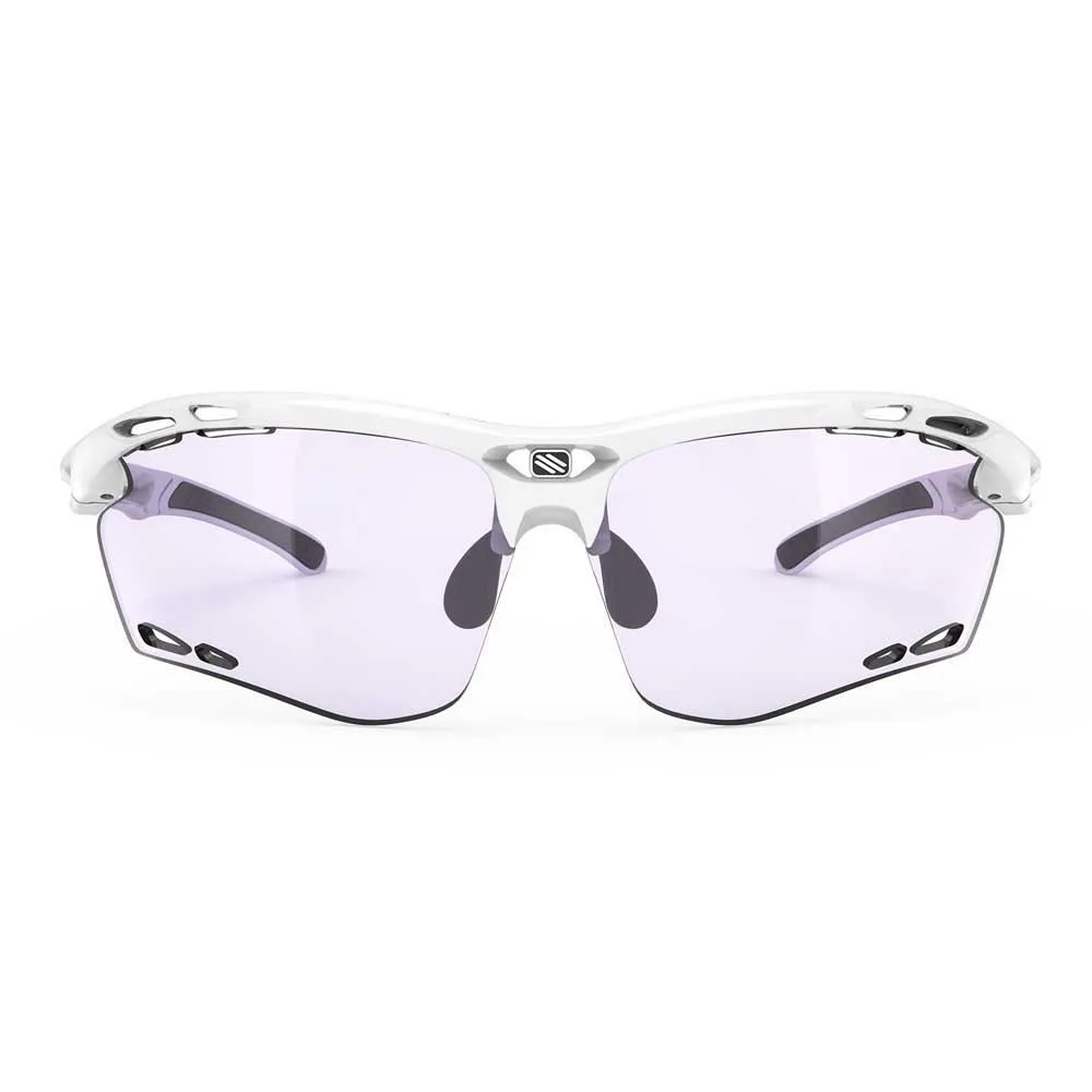 Rudy Project Propulse Padel Foto Kromatiske Solbriller, Gloss white, Impactx™ Photochromic 2 Laser Purple/CAT1-3