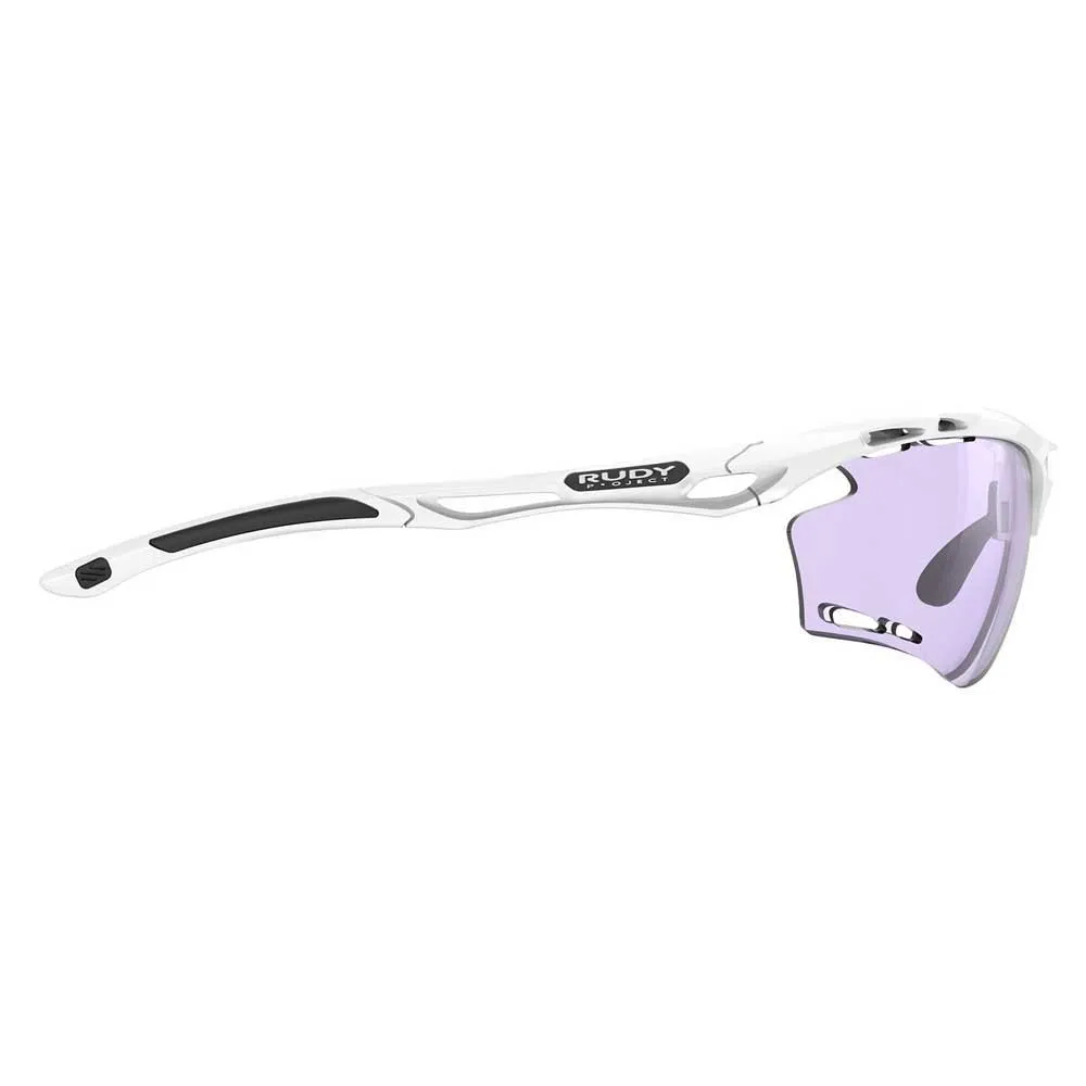 Rudy Project Propulse Padel Foto Kromatiske Solbriller, Gloss white, Impactx™ Photochromic 2 Laser Purple/CAT1-3