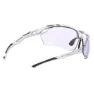 Rudy Project Propulse Padel Foto Kromatiske Solbriller, Gloss white, Impactx™ Photochromic 2 Laser Purple/CAT1-3