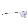 Rudy Project Propulse Padel Foto Kromatiske Solbriller, Gloss white, Impactx™ Photochromic 2 Laser Purple/CAT1-3