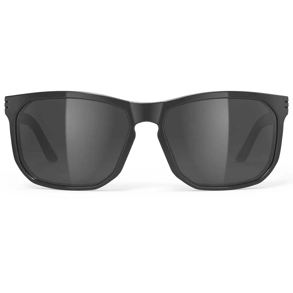 Rudy Project Soundrise Solbriller, Black gloss, Rp Optics Smoke Black/CAT3 Rudy Project Soundrise Solbriller, Black gloss, Rp Optics Smoke Black/CAT3