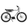 Ruff Cycles Biggie E1076 Bosch Pl Cx Elektrisk Sykkel, Delirium silver, One Size, 500Wh, Elsykkel