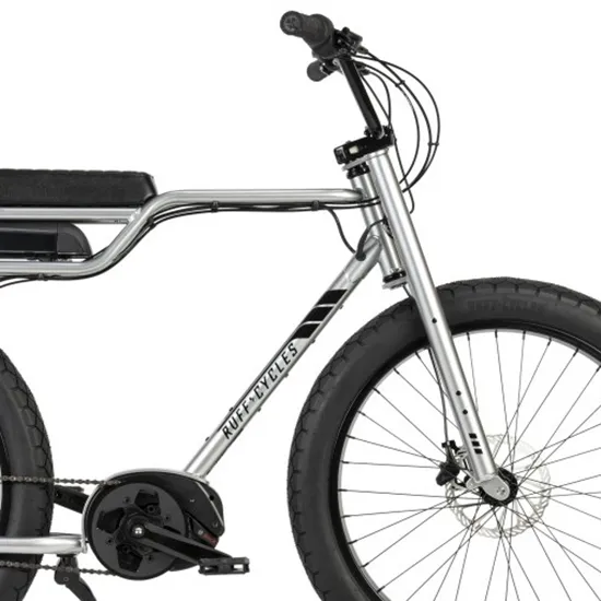 Ruff Cycles Biggie E1076 Bosch Pl Cx Elektrisk Sykkel, Delirium silver, One Size, 500Wh, Elsykkel Ruff Cycles Biggie E1076 Bosch Pl Cx Elektrisk Sykkel, Delirium silver, One Size, 500Wh, Elsykkel