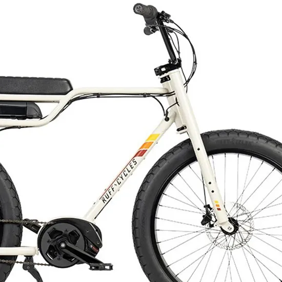 Ruff Cycles Biggie E1077 Bosch Pl Cx Elektrisk Sykkel, Sand, One Size, 500Wh, Elsykkel